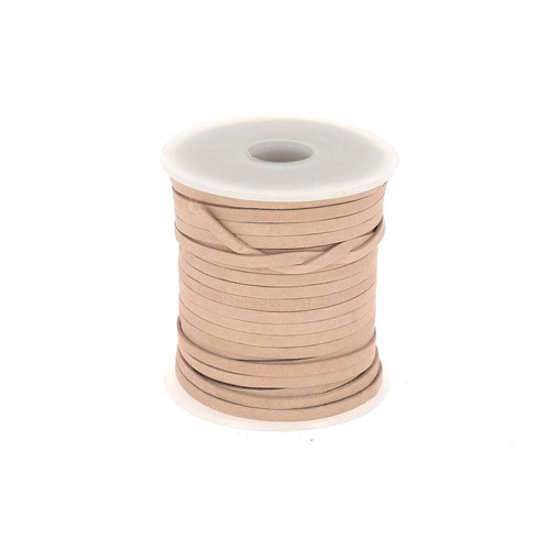 Lacet cuir plat - en,