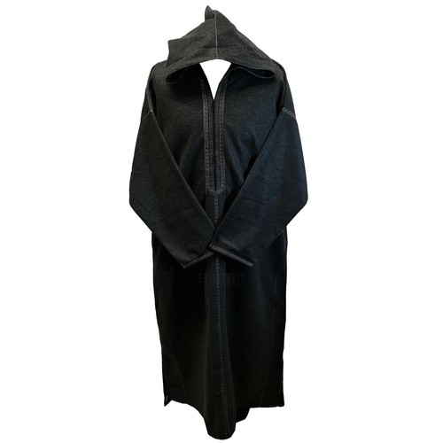 Djellaba thobe capuche gris - capuche,