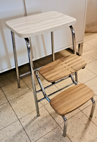 Tabouret escabeau marches en - escabeau, 2
