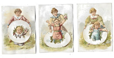3 chromos anciens fin XIX e
