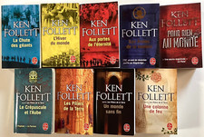 9 romans KEN FOLLETT livre lot