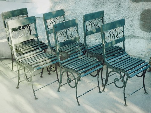 Salon jardin chaises - de, 6
