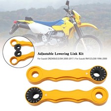 Kit de lien d'abaissement réglable pour Suzuki DRZ400/E/S/SM 00-17 RM125 Gold