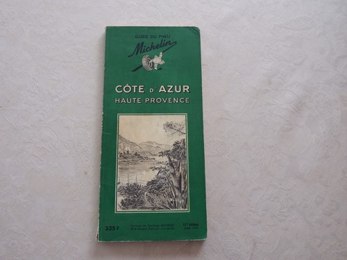 Ancien guide vert - ancien, michelin