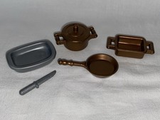 Playmobil battery pots dishes castle house kitchen