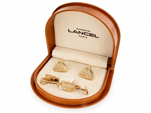 Lancel paris gold - gold, tone
