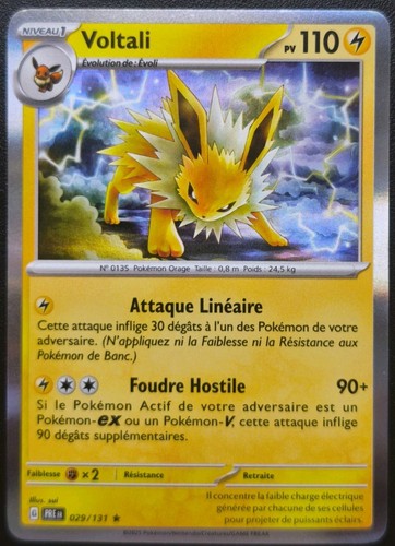 Carte pokémon voltali holo - pokémon,