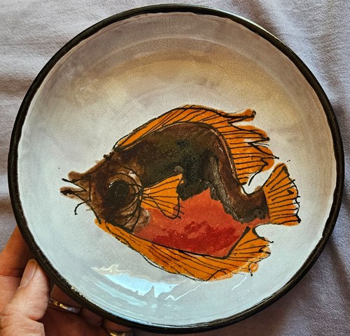 Rare assiette soupe signée - rare,