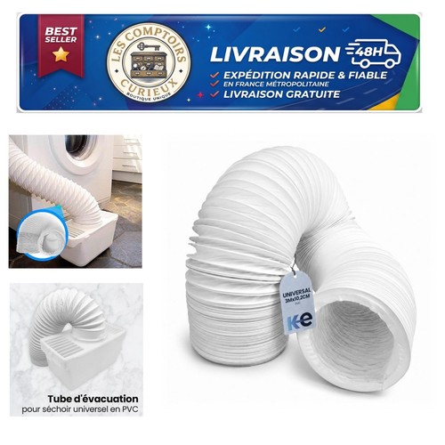 Tuyau évacuation sèche linge - tuyau,