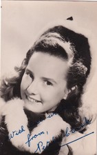 Very Young PETULA CLARK 1950's FAN PHOTO CARD