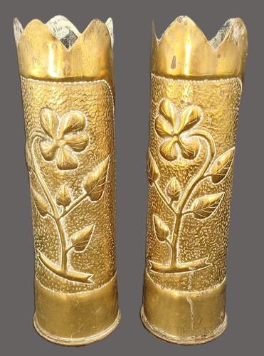 Paire vases douille - en,
