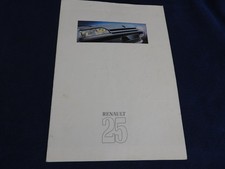 catalogue depliant renault 25