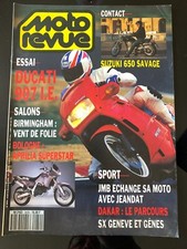 MOTO REVUE du 13/12/1990; Essai Ducati 907 I.E./ Suzuki 650 Savage/ Aprilia Supe