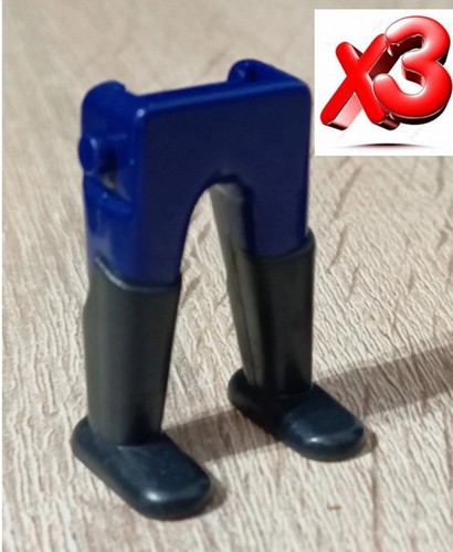 Playmobil jambes bleues - playmobil, x3
