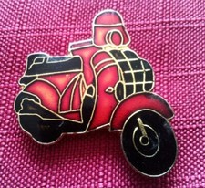 Vintage Pin's Scooter Motorcycle Motorcycle Two Wheel Vehicle (282)