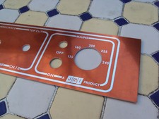 Vintage AC15 +others Repro Vox JMI vintage amplifier Copper Fascia Control Panel