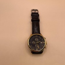 Tissot Chemin des Tourelles Chronograph Watch Mens Black Swiss Sapphire T099.407