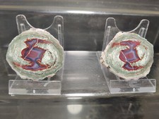 CRIS 39N OLD STOCK  PAIRE DE LITHOPHYSE POLIE MASSIF DE L'ESTEREL VAR FRANCE