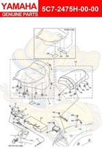 Yamaha BRACKET, SEAT LEVER 1