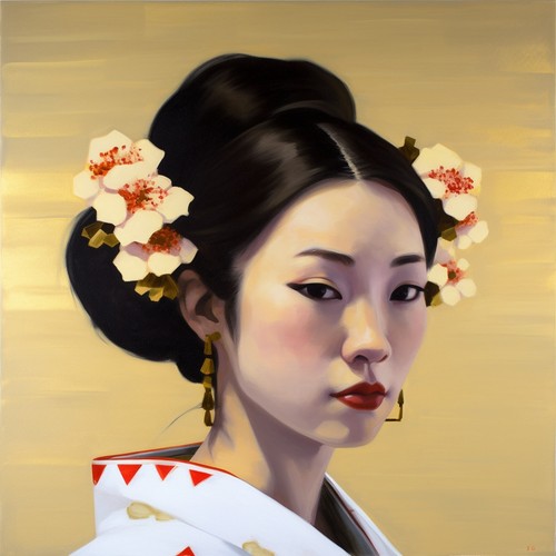 Série geisha 50x50 - –,