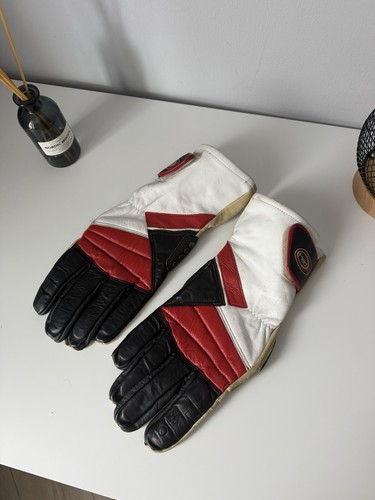 Gants moto vintage cuir - moto,