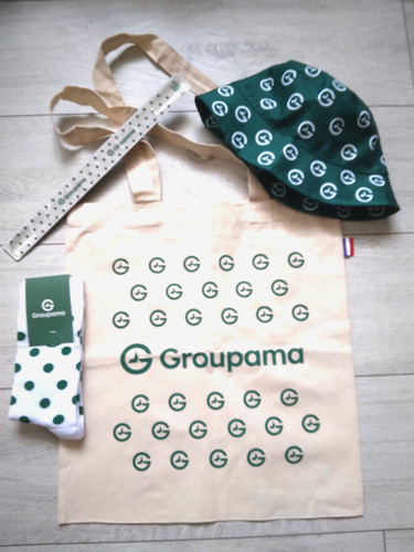 Lot objets groupama tour - lot,