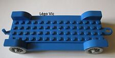 Lego x612 fabaa1 Fabuland Car Chassis 14 x 6 Old Bleu Blue 344 134 347 3635 -F15