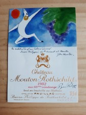 étiquette vin chateau Mouton