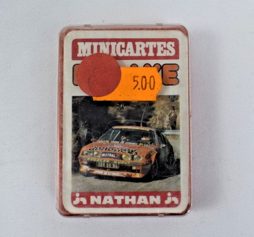 Nathan minicartes rallye jeu - minicartes,