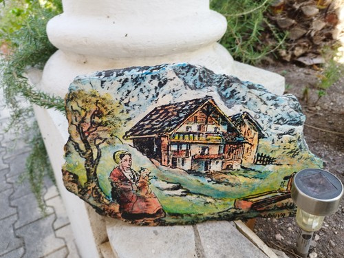 Tableau peinture paysage - tableau,