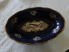 Magnifique ancien plat ovale