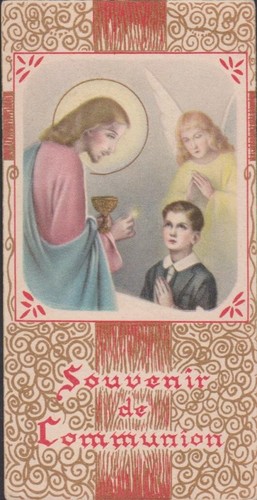 Image religieuse souvenir de - -,