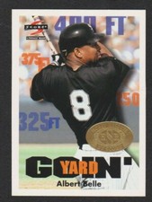 1997 SCORE HOBBY RESERVE ERROR BACK CARD "HR" #495 ALBERT BELLE PARALLEL SP