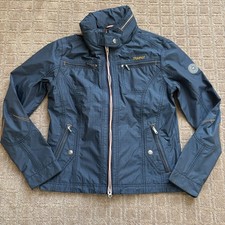 Pikeur Georgina Waterproof Jacket Womens 40 US 12 Navy Blue Equestrian Windproof