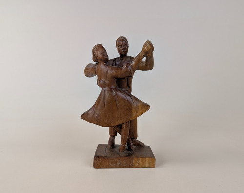 Sculpture couple danseurs - , en