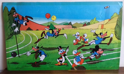Plaque tole lever disney - lever,