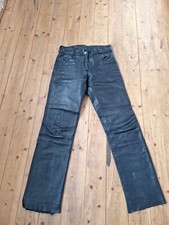Vintage Motorcycle Leather Pants TC Swabian Leather 42 80's