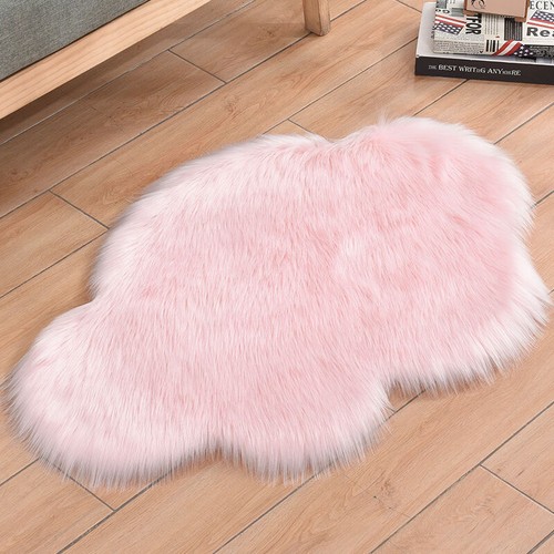 Tapis shaggy fausse fourrure - fausse,