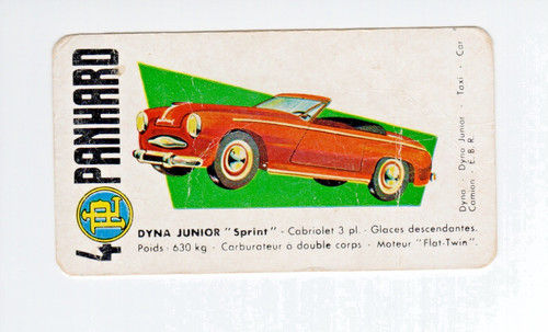 Panhard dyna junior - dyna, "sprint"