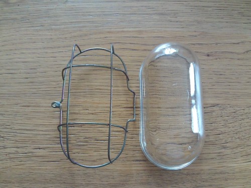 Ancienne lampe grille et - lampe,,