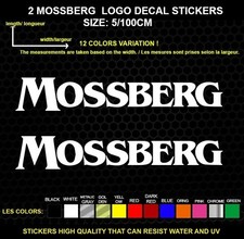 2 MOSSBERG LOGO autocollant
