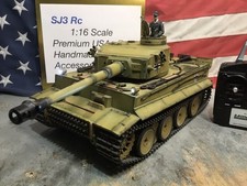 Heng Long 1/16 Tiger I RC Tank BB & IR Custom Paint W/Barrel Recoil Metal Wheels