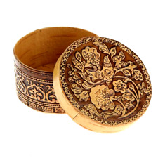 Boite a bijoux en bois - Oiseau de Feu - Boite Russe en écorce - Artisanat russe