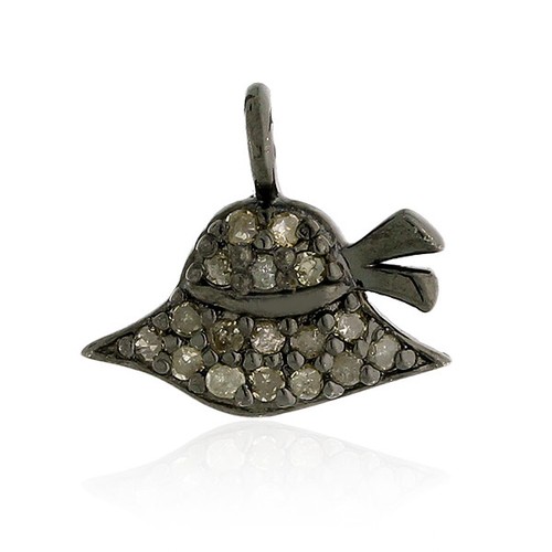 Pendentif breloque diamant - , en