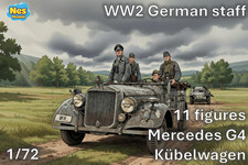 1/72 20mm WW2 German Staff (11