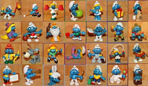 Schtroumpf figurines - schtroumpf, :