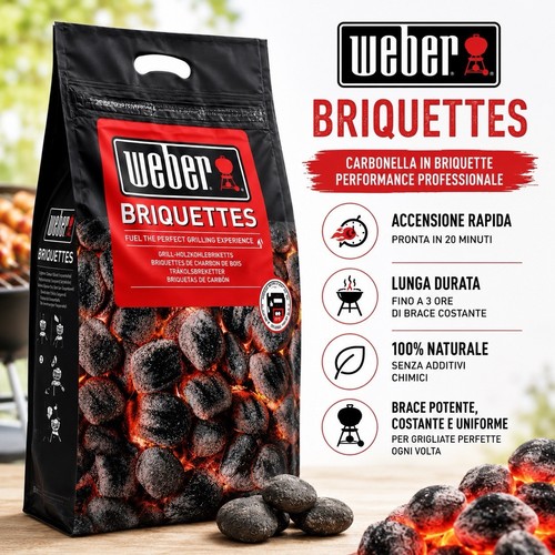 Carbonella pour barbecue weber - carbonella,