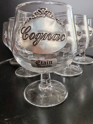 Lot verres cognac vintage - lot,