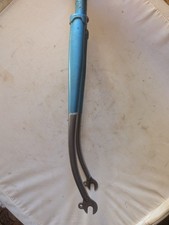 Fourche vélo ancien vintage bleue marque - MERCIER avec jeu de direction
