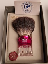 OMEGA BLAIREAU POILS RASAGE RASOIR OBJET BARBIER COIFFEUR NEUF BOITE